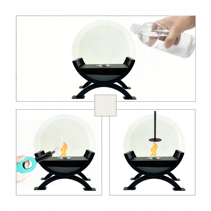 Biokominek wolnostojący bezdymny - obrazek 2