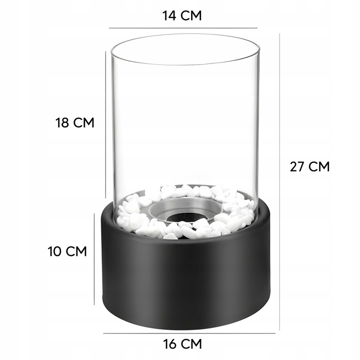 Biokominek wolnostojący bezdymny - obrazek 2