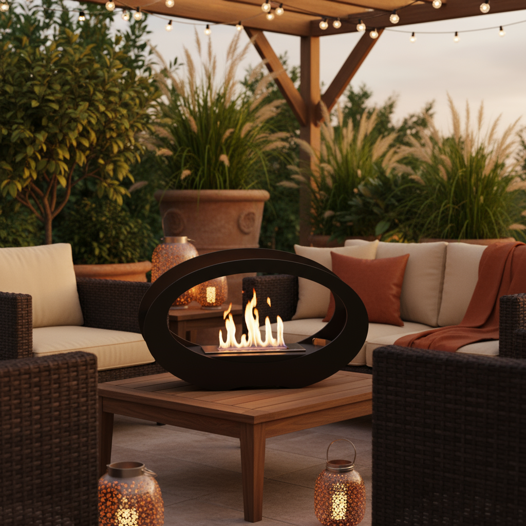 Biokominek wolnostojący bezdymny + 1L biopaliwa GRATIS - obrazek 8