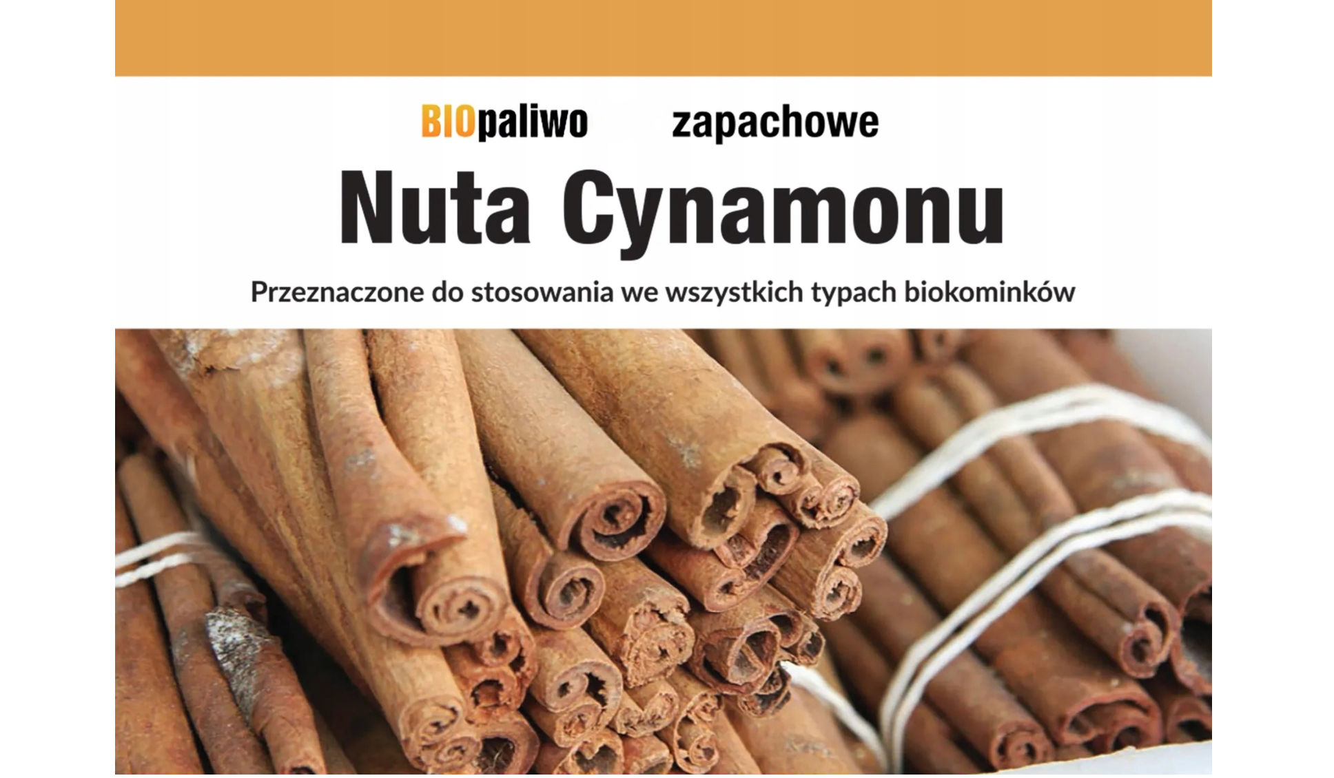 Biopaliwo do biokominków nuta cynamonu - 1L - obrazek 2