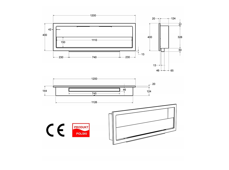 Biokominek wiszący - obrazek 4