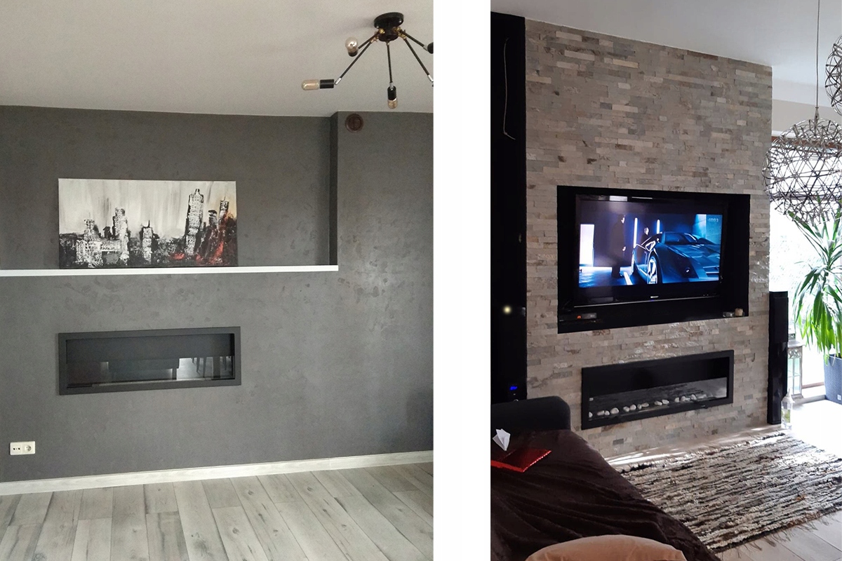 Biokominek S-Line 3D u klienta