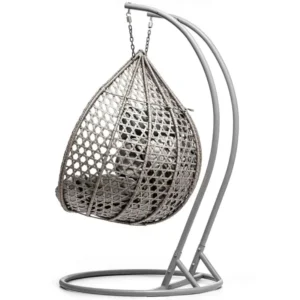 DWUOSOBOWY PODWÓJNY FOTEL WISZĄCY BUJANY OGRODOWY KOSZ