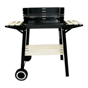 ZESTAW GRILL OGRODOWY WĘGLOWY Z PÓŁKAMI
