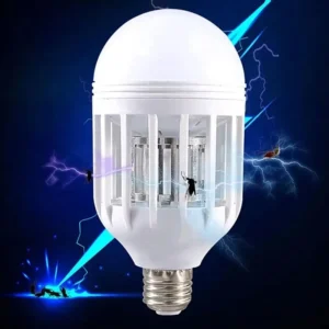 ŻARÓWKA UV NA KOMARY MUCHY LAMPA OWADOBÓJCZA 2W1